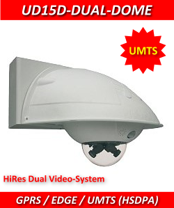 GPRS EDGE UMTS IP Kamera mit Dual Sensor - wetterfest im Outdoor Geh�use