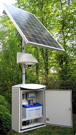 Highspeed UMTS Kamera mit autarker Solarversorgung