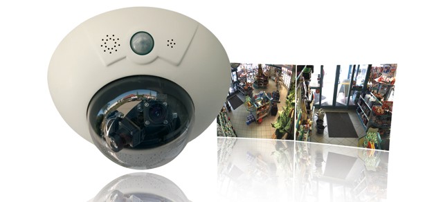 Mobotix D12D-Sec Dual Dome Netzwerkkamera