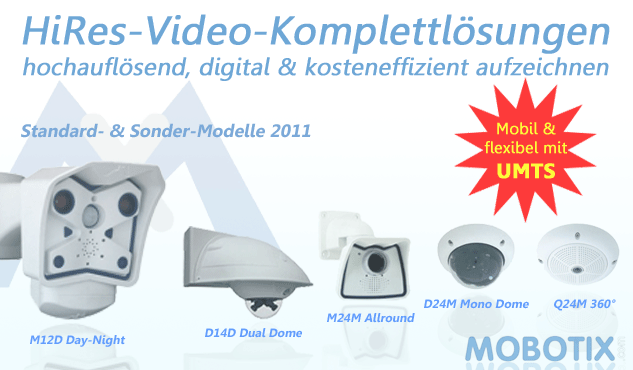 MOBOTIX IP-Kameras - High-Resolution Kameraüberwachung / Videoüberwachung